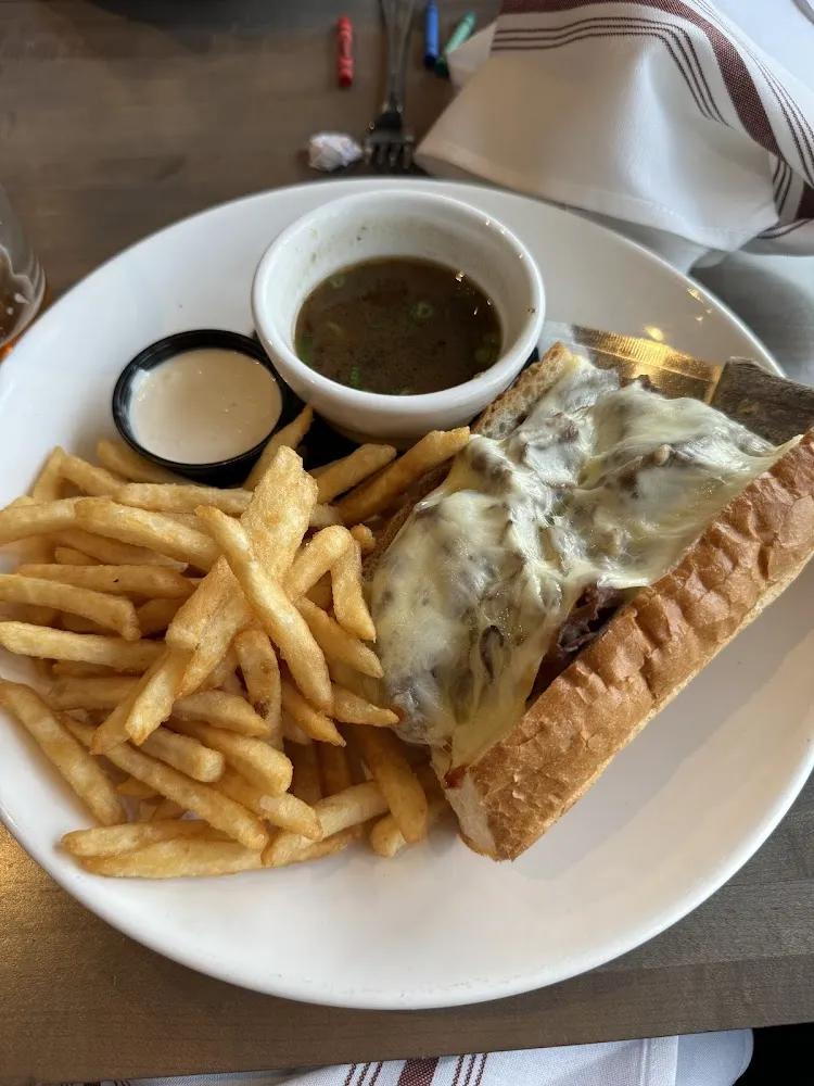 French Dip with French Fries